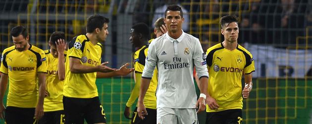 Cristiano Ronaldo während des CL-Spiels Borussia Dortmund gegen Real Madrid Cristiano Ronaldo während des CL-Spiels Borussia Dortmund gegen Real Madrid