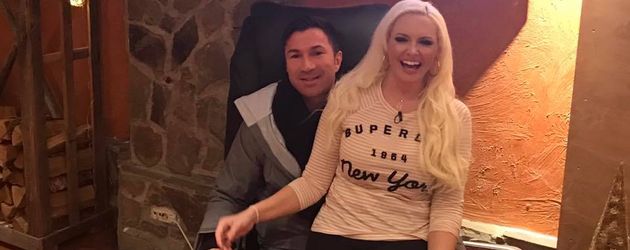Daniela Katzenberger und Lucas Cordalis auf einem im November 2016 Daniela Katzenberger und Lucas Cordalis auf einem im November 2016