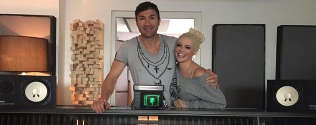 Daniela Katzenberger und Lucas Cordalis im Tonstudio Daniela Katzenberger und Lucas Cordalis im Tonstudio