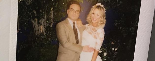 Das "The Big Bang Theory"-Brautpaar Leonard und Penny (gespielt von Johnny Galecki & Kaley Cuoco) Das "The Big Bang Theory"-Brautpaar Leonard und Penny (gespielt von Johnny Galecki & Kaley Cuoco)