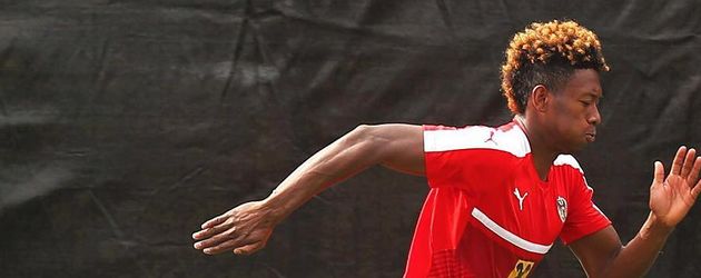 David Alaba beim Training David Alaba beim Training