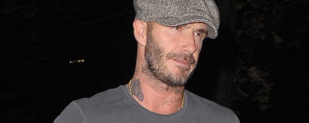 David Beckham kommt aus dem "Lucali"-Restaurant in New York David Beckham kommt aus dem "Lucali"-Restaurant in New York