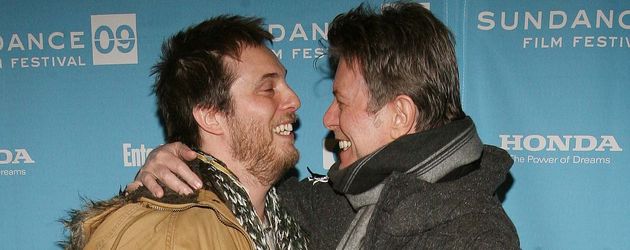 Duncan Jones (l.) und sein Vater David Bowie Duncan Jones (l.) und sein Vater David Bowie