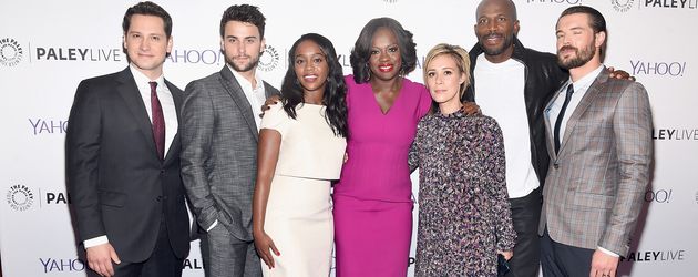 Der Cast von "How to Get Away with Murder" bei einem Pressetermin im November 2015 in New York Der Cast von "How to Get Away with Murder" bei einem Pressetermin im November 2015 in New York
