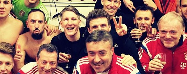 Manuel Neuer, Mario Götze, Bastian Schweinsteiger und Thomas Müller Manuel Neuer, Mario Götze, Bastian Schweinsteiger und Thomas Müller