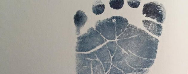 Fußabdruck von Christina Stürmers Baby Fußabdruck von Christina Stürmers Baby
