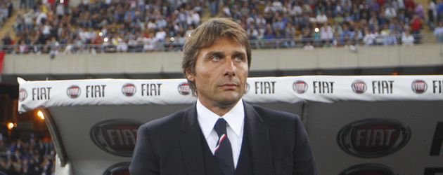 Der italienische Fußball-Nationaltrainer Antonio Conte Der italienische Fußball-Nationaltrainer Antonio Conte