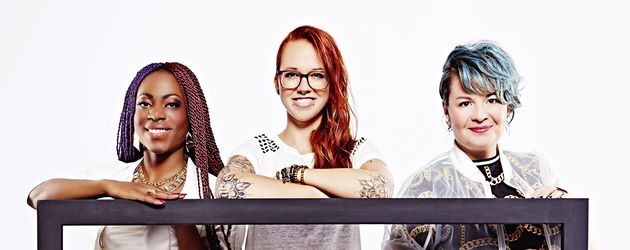 Stefanie Heinzmann, Miss Platnum und Bella Garcia Stefanie Heinzmann, Miss Platnum und Bella Garcia