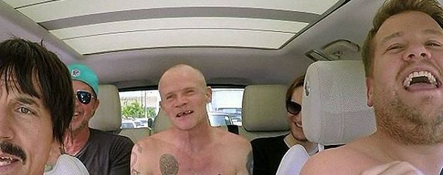"Carpool Karaoke": Red Hot Chili Peppers und James Corden "Carpool Karaoke": Red Hot Chili Peppers und James Corden