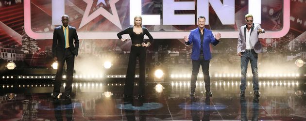 Guido Maria Kretschmer, Lena Gercke, Dieter Bohlen und Bruce Darnell Guido Maria Kretschmer, Lena Gercke, Dieter Bohlen und Bruce Darnell