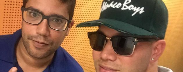DJ Pierre Van Hooven mit Rapper Kay One DJ Pierre Van Hooven mit Rapper Kay One