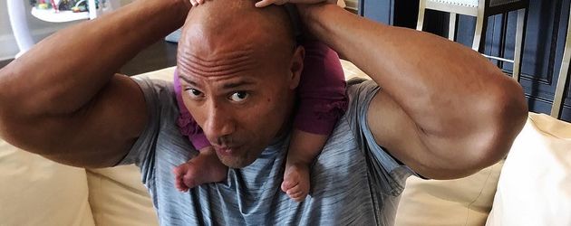 Dwayne "The Rock" Johnson mit seiner Tochter Dwayne "The Rock" Johnson mit seiner Tochter