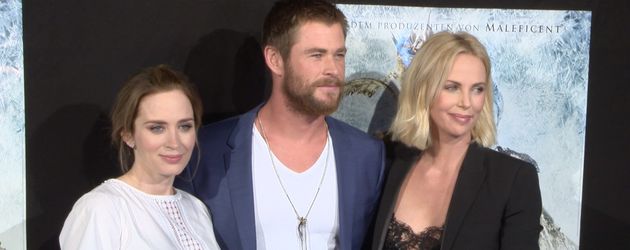 Emily Blunt, Charlize Theron und Chris Hemsworth Emily Blunt, Charlize Theron und Chris Hemsworth