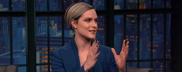 Evan Rachel Wood in der Show "Late Night with Seth Meyers" Evan Rachel Wood in der Show "Late Night with Seth Meyers"