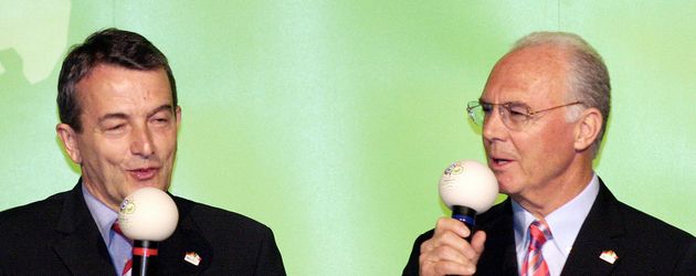 Franz Beckenbauer und Wolfgang Niersbach Franz Beckenbauer und Wolfgang Niersbach