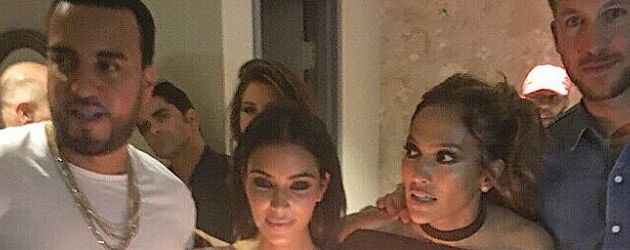 French Montana, Kim Kardashian, J.Lo und Calvin Harris French Montana, Kim Kardashian, J.Lo und Calvin Harris