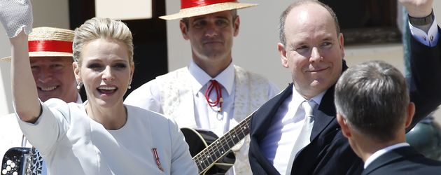 Fürstin Charlène und Albert II von Monaco Fürstin Charlène und Albert II von Monaco