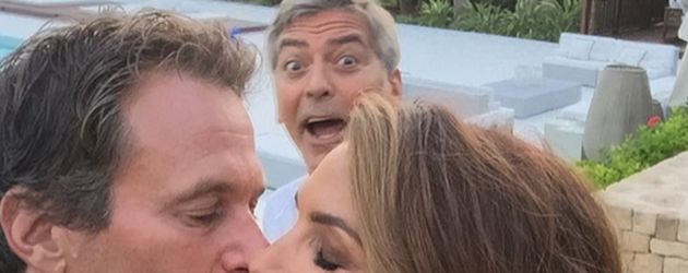 Cindy Crawford, George Clooney und Rande Gerber Cindy Crawford, George Clooney und Rande Gerber