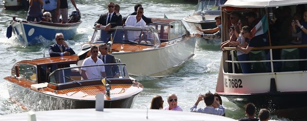George Clooney und Amal Alamuddin in Venedig George Clooney und Amal Alamuddin in Venedig