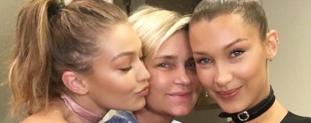 Gigi, Yolanda und Bella Hadid (v.l.) Gigi, Yolanda und Bella Hadid (v.l.)