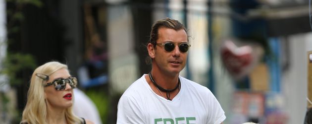 Gwen Stefani und Gavin Rossdale mit zwei ihrer drei Söhne Gwen Stefani und Gavin Rossdale mit zwei ihrer drei Söhne
