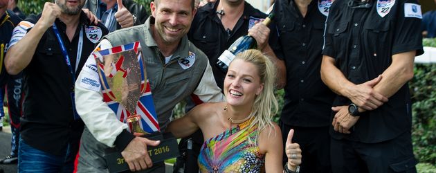 Hannes Arch und Miriam Höller beim Red Bull Air Race Ascot Day 2016 Hannes Arch und Miriam Höller beim Red Bull Air Race Ascot Day 2016