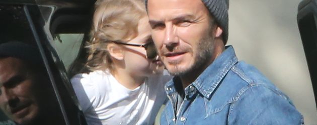 David Beckham und Harper Seven Beckham David Beckham und Harper Seven Beckham