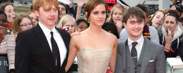 Emma Watson, Daniel Radcliffe und Rupert Grint Emma Watson, Daniel Radcliffe und Rupert Grint