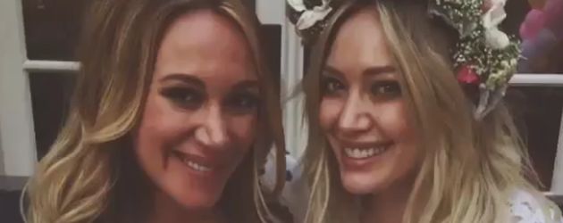 Hilary Duff und Haylie Duff Hilary Duff und Haylie Duff