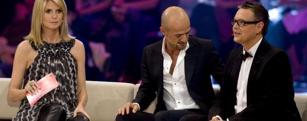 Heidi Klum, Peyman Amin und Rolf Scheider Heidi Klum, Peyman Amin und Rolf Scheider