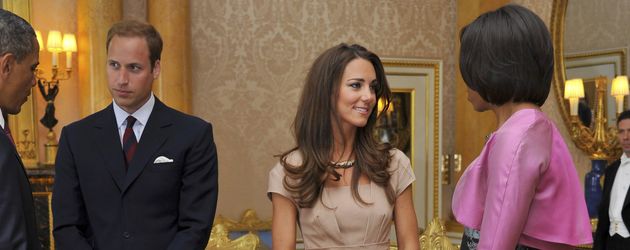 Herzogin Kate, Prinz William, Barack Obama und Michelle Obama Herzogin Kate, Prinz William, Barack Obama und Michelle Obama