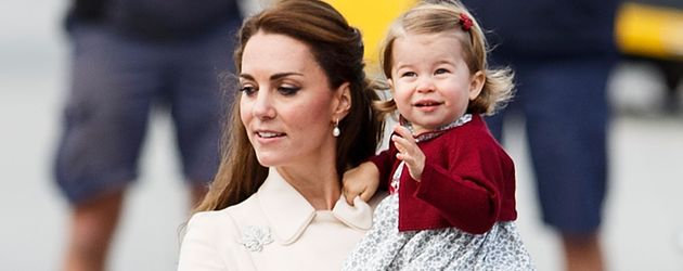 Herzogin Kate und Prinzessin Charlotte Herzogin Kate und Prinzessin Charlotte