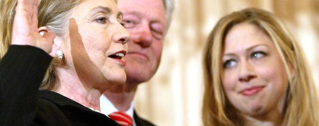 Chelsea Clinton, Hillary Clinton und Bill Clinton Chelsea Clinton, Hillary Clinton und Bill Clinton