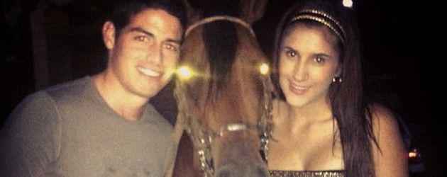 James Rodríguez und Daniela Ospina 2012 James Rodríguez und Daniela Ospina 2012