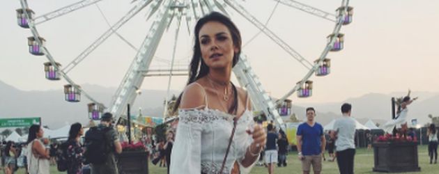 Janina Uhse auf dem Coachella Janina Uhse auf dem Coachella