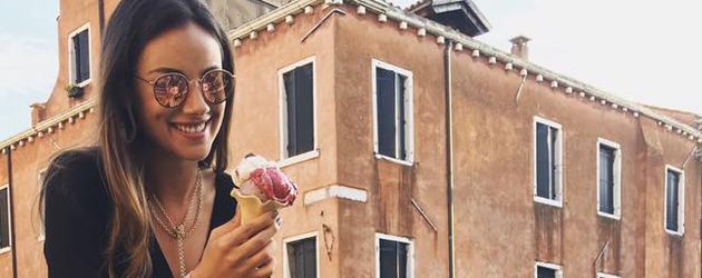 Janina Uhse 2016 in Italien Janina Uhse 2016 in Italien