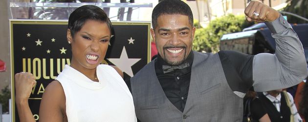 Jennifer Hudson, David Otunga und David Otunga Jr. Jennifer Hudson, David Otunga und David Otunga Jr.