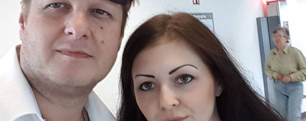 Jens Büchner mit seiner Tochter Jenny im Krankenhaus Jens Büchner mit seiner Tochter Jenny im Krankenhaus