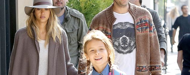 Jessica Alba, Honor Marie Warren, Haven Garner Warren und Cash Warren Jessica Alba, Honor Marie Warren, Haven Garner Warren und Cash Warren