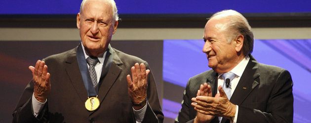 Joao Havelange (l.) und Joseph Blatter Joao Havelange (l.) und Joseph Blatter