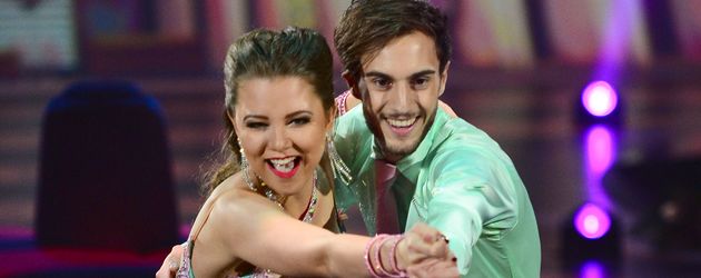 Joelina Drews und Marc Aurel Zeeb in der TV-Show "Stepping Out" im Oktober 2015 Joelina Drews und Marc Aurel Zeeb in der TV-Show "Stepping Out" im Oktober 2015