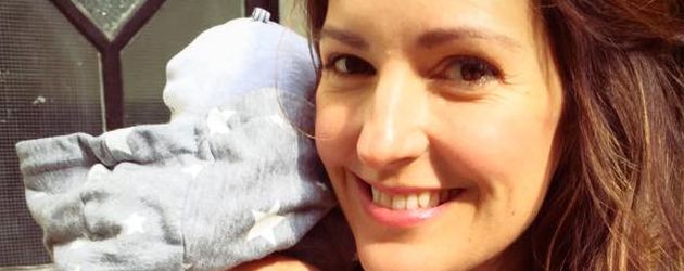 Johanna Klum mit ihrer Tochter auf dem Arm - Sommer 2015 Johanna Klum mit ihrer Tochter auf dem Arm - Sommer 2015