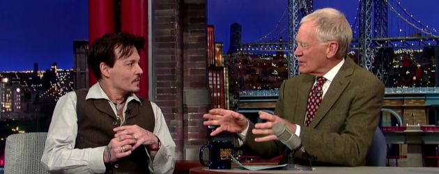 Johnny Depp und David Letterman Johnny Depp und David Letterman