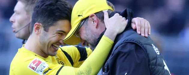 Jürgen Klopp und Nuri Sahin Jürgen Klopp und Nuri Sahin