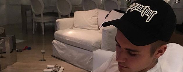 Justin Bieber mit seinem Hund Todd Justin Bieber mit seinem Hund Todd