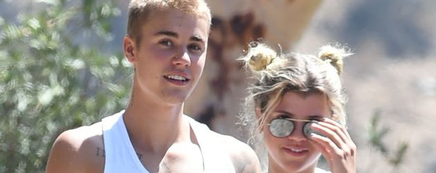Justin Bieber und Sofia Richie am Hollywood Lake Justin Bieber und Sofia Richie am Hollywood Lake