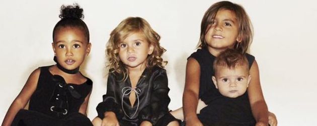 North West, Penelope Disick, Reign Disick und Mason Disick North West, Penelope Disick, Reign Disick und Mason Disick