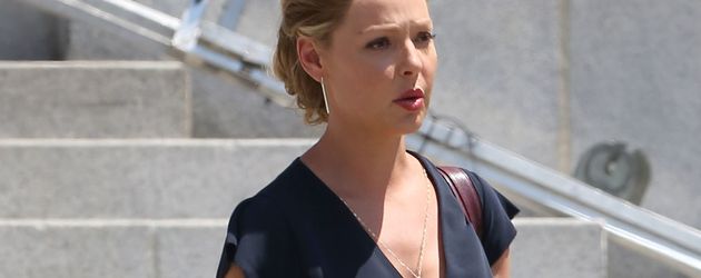 Katherine Heigl am Set ihrer Serie "Doubt" Katherine Heigl am Set ihrer Serie "Doubt"