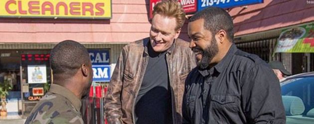 Kevin Hart, Ice Cube und Conan O'Brien Kevin Hart, Ice Cube und Conan O'Brien