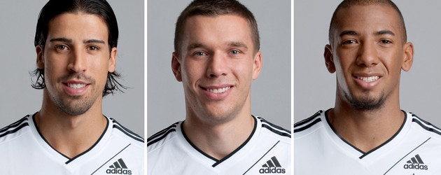 Lukas Podolski, Sami Khedira, Mesut Özil, Mario Gomez und Miroslav Klose Lukas Podolski, Sami Khedira, Mesut Özil, Mario Gomez und Miroslav Klose